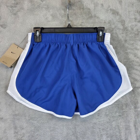 Nike Running Shorts Womens Medium Blue White Dri-FIT Tempo Mesh Lined 831558-480 - Picture 7 of 10